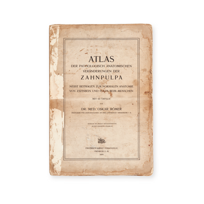 경성치과의학전문학교 독일어판 치수조직 교재 『아틀라스』 이미지