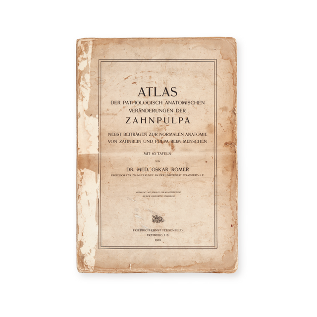 경성치과의학전문학교 독일어판 치수조직 교재 『아틀라스』 이미지